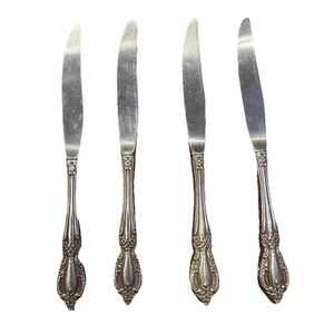 4 Butter knife Oneida Raphael HH Distinction Deluxe Stainless USA 9"